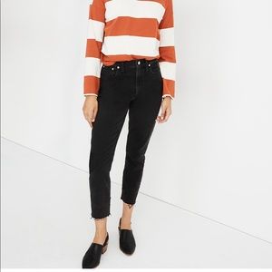 Madewell High-rise Slim Crop Boyjean (29P)